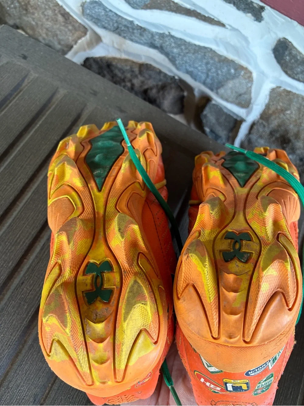 Under Armour Juice series Baseball Cleats orange Size 5 Phillies Bryce Harper
